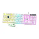 EVM EnHawk Wired Gaming Keyboard & Mouse Combo - RGB Backlit - 6-Button Gaming Mouse - Adjustable DPI (1200-3600) - 1 Year Warranty (EVM-WDKM-315-EnHawk)