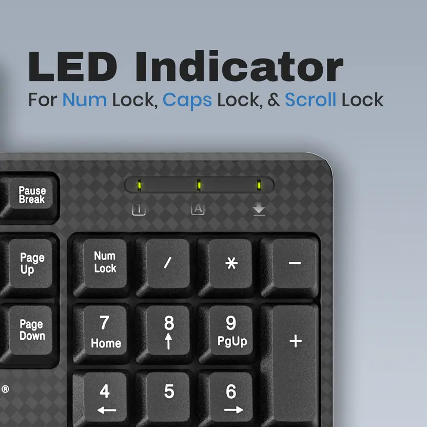 EVM WDK 216 Wired Keyboard Black – EVM-WDK-216