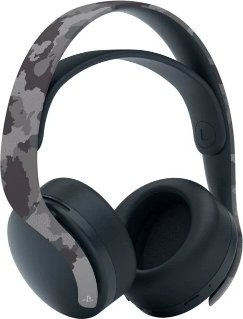 Sony – PULSE 3D Wireless Headset for PS5, PS4, and PC – Gray Camouflage
