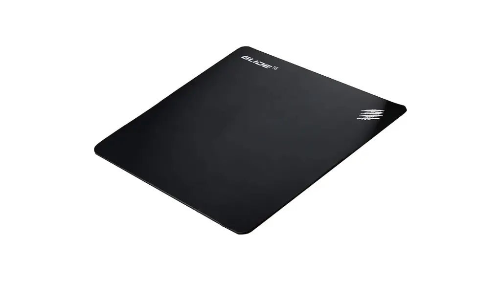 Mad Catz The Authentic G.L.I.D.E. 16 Natural Rubber Cloth Small Gaming Mousepad, Smooth Low Friction Surface | 320 x 270 x 1.8mm - SGSSNS16BL000-0