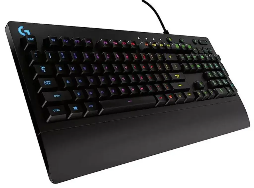 Logitech G G213 Prodigy USB Gaming Keyboard with LIGHTSYNC RGB Backlit Keys, Spill-Resistant, Customizable Keys, Dedicated Multi-Media Keys (Black)