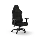 Corsair TC100 Relaxed Gaming Chair - Fabric - Black - Racing-Inspired Design - Lumbar Pillow - Detachable Memory Foam Neck Pillow - Adjustable Armrests