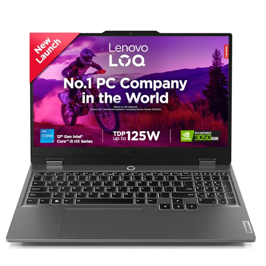Lenovo LOQ 2024 12Th Gen Intel Core I5-12450HX | NVIDIA RTX 3050 6GB (16GB RAM/512GB SSD/15.6" (39.6Cm)/Windows 11/Office Home 2024/100% Srgb/3 Mon....