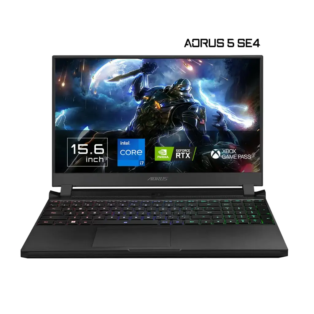 GIGABYTE AORUS 5 SE4, 15.6” inch FHD 240Hz, Intel Core i7-12700H 12th Gen, RTX 3070 8GB Graphics, Gaming Laptop (16GB DDR4 Memory/Windows 11 Home/Supports...