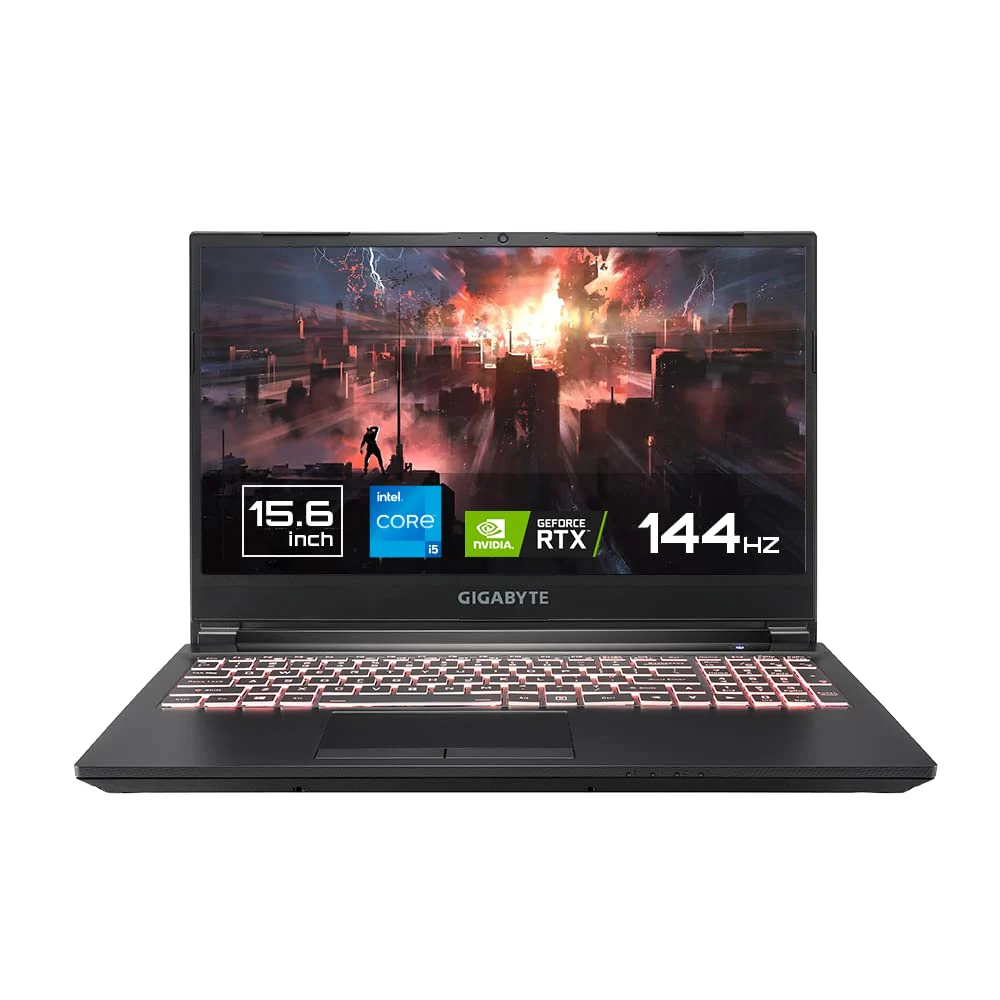 GIGABYTE G5 KD-52IN123SE with 15.6" FHD 144Hz, Intel 11th Gen i5-11400H,Nvidia RTX 3060 6G Gaming Laptop (16GB DDR4 Memory/Windows 11 Home 64bit / Gen4...