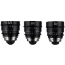 Laowa Nanomorph S35 Prime 3-Lens Bundle (27mm, 35mm, 50mm) (Silver)