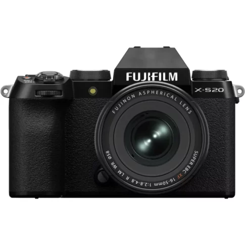 Fujifilm X-S20 Mirrorless Camera with XF 16-50mm F2.8-4.8 R LM WR Lens, Black