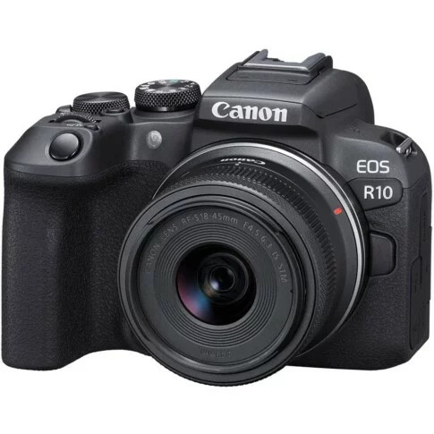 Canon EOS R10 Mirrorless Camera with 18-45mm Stm Lens