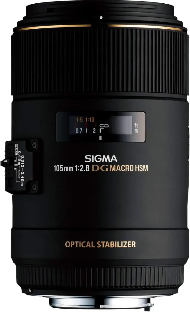 Sigma 105mm F2.8 EX DG OS HSM Macro Lens for Canon SLR Camera