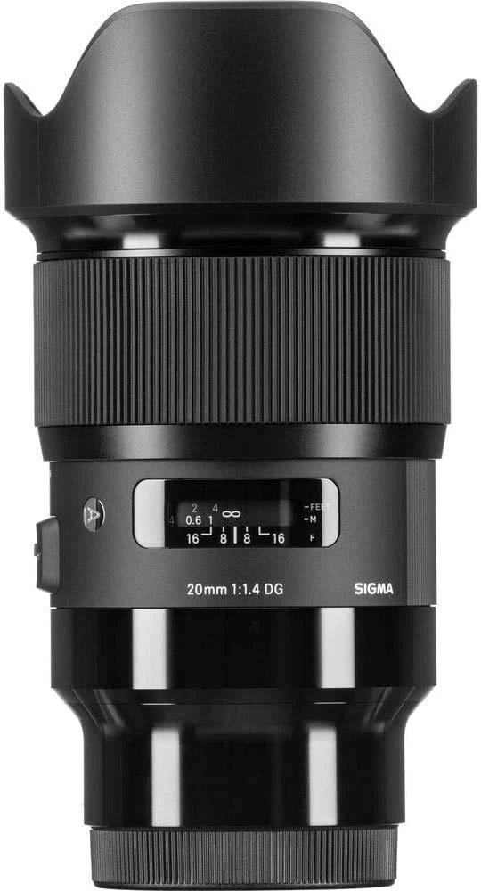 Sigma 20mm f/1.4 DG HSM Art Lens for Sony E-Mount Cameras (Black)