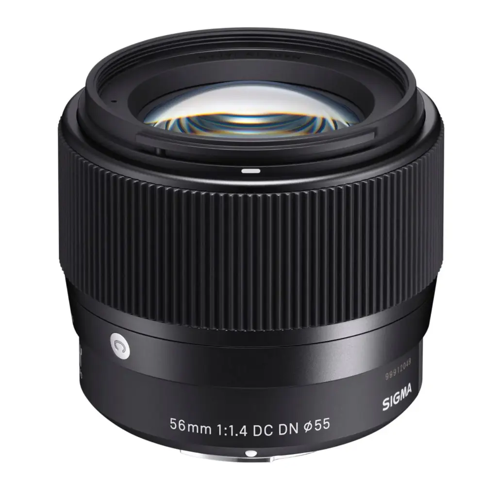 Sigma 56mm F/1.4 DC DN Contemporary Lens for E-Mount Mirrorless Cameras (APS-C Format, Black)