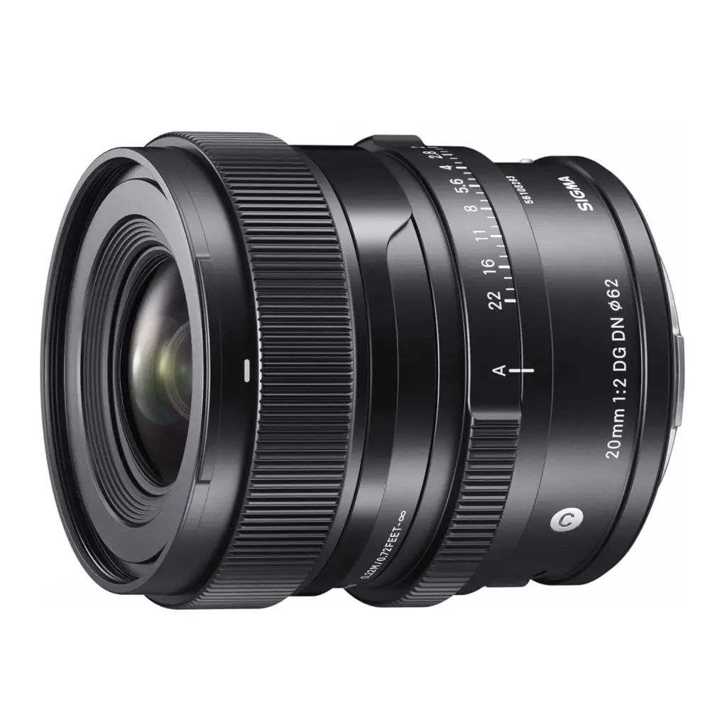 Sigma 20mm f2 DG DN Lens for Leica L Mount Panasonic Mirrorless