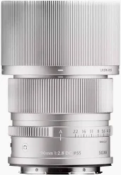 Sigma 90mm f/2.8 DG Contemporary Lens (L-Mount, Silver)