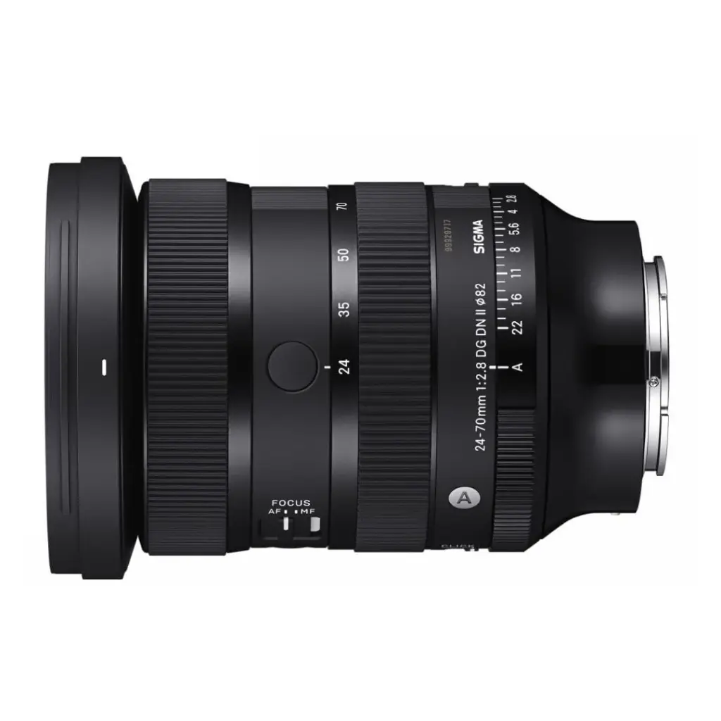 Sigma 24-70mm F2.8 DG DN Lens II for Sony E Mount Mirrorless Cameras, Black