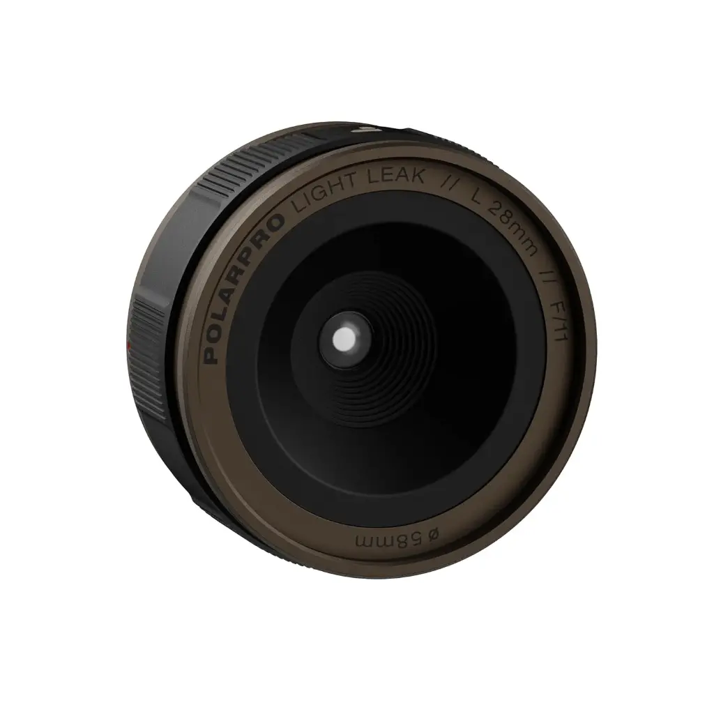 PolarPro - LightLeak Lens - THE ONE - 28mm - f11 - Camera Lens - Adjustable lightleak - Timeless Effect - L-Mount