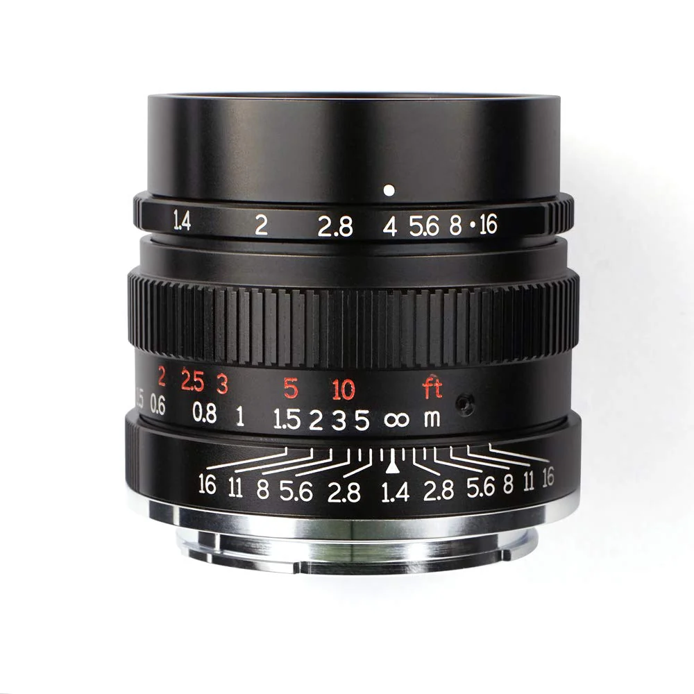 7artisans 35mm F1.4 Full Frame Manual Focus Prime Fixed Lens for Sony E-Mount Cameras - Black
