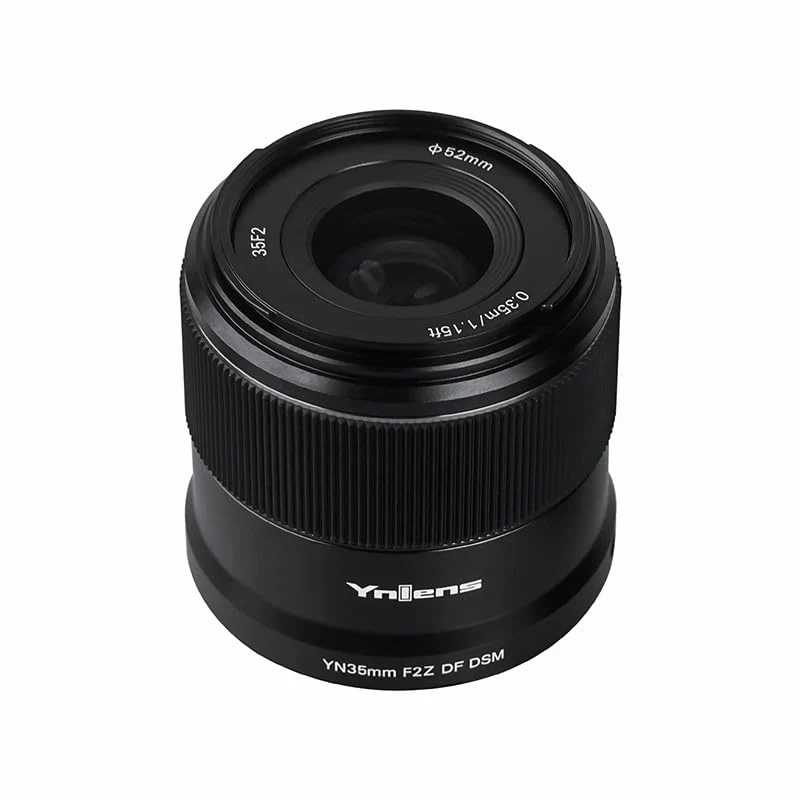 Yongnuo YN35mm F2Z DF DSM Fast Autofocus Prime Lens for Nikon Z Mount Full Frame Mirrorless Cameras with High-Performance Optics and Durable Build