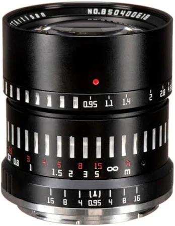 TTArtisan 50mm f/0.95 Lens for Sony E / APS-C / Black + Silver