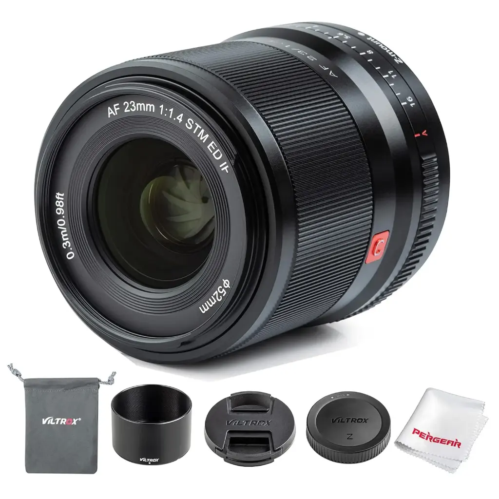 VILTROX 23mm F1.4 Auto Focus Wide-Angle Lens, Compatible with APS-C Nikon Z-Mount Mirrorless Camera Z fc Z50 Z5 Z6 Z6 II Z7 Z7 II