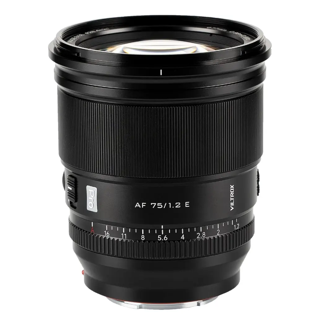 VILTROX 75mm F1.2 PRO APS-C Auto Focus Camera Lens for Sony A7M/R/S Series A7Cc A9 A1 A6x00 Fs5 Sony E Mount Cameras Lens, Black