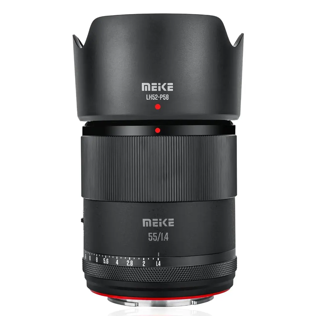 Meike 55mm F1.4 APS-C AF X Mount STM Golden Portrait Prime Lenses | Standard Aperture Compatible Fujifilm Mirrorless Cameras