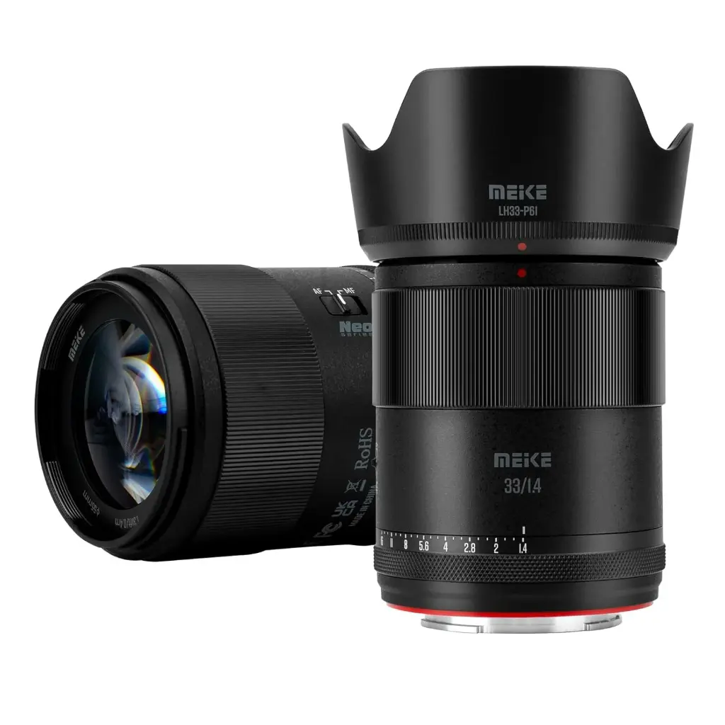 Meike 33mm F1.4 Wide Angle APS-C AF STM(Stepping Motor) Lens Auto Focus Fixed Prime Lenses for Sony E Mount Mirrorless Cameras ZV-E10 ZVE10 II A6600 A6400...
