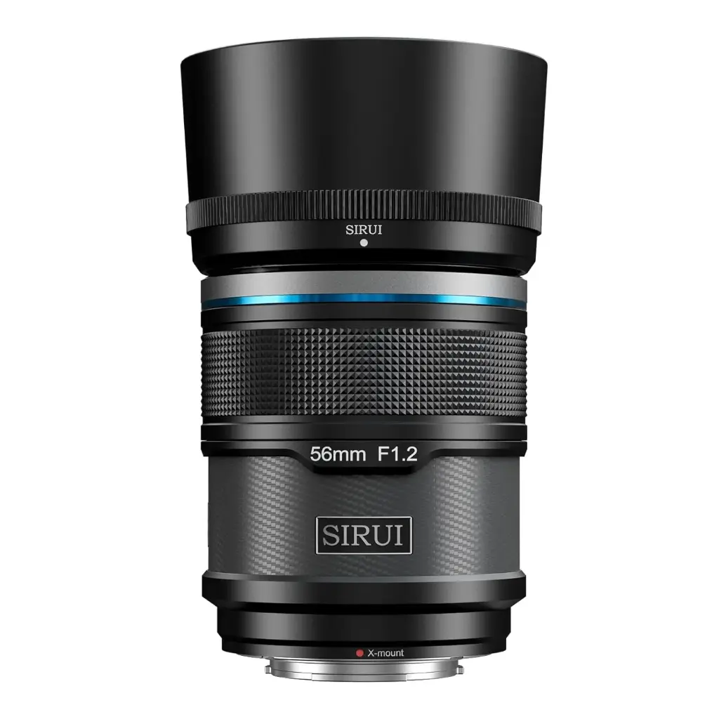 SIRUI Sniper 56mm Autofocus Lens, F1.2 Wide Angle APS-C Camera Lens for X Mount, Black