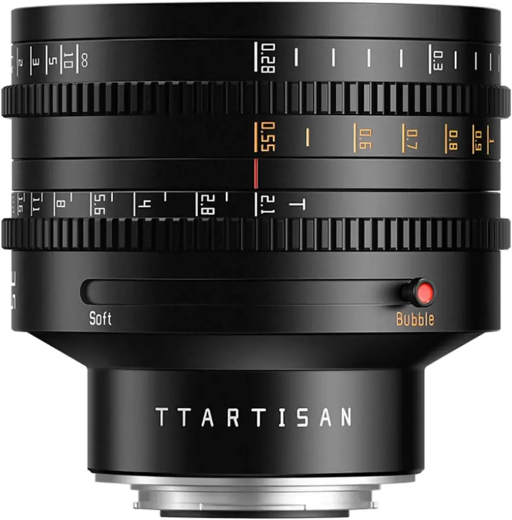 TTARTISAN 35mm T2.1 Cine Lens for X-Mount Dual Bokeh Full Frame Manual Focus Mirrorless Camera Lenses XF Mount X-A3 X-A5 X-A7 X-H1 X-T100 X-T20 X-T200 X-T3...