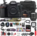 Nikon D500 DSLR Camera (Body Only) (1559) + Nikon 16-80mm Lens + 64GB Memory Card + Case + Corel Photo Software + 2 x EN-EL 15 Battery + LED Light + Filter...