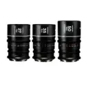 Laowa Nanomorph S35 Prime 3-Lens Bundle (27mm, 35mm, 50mm) (Silver)