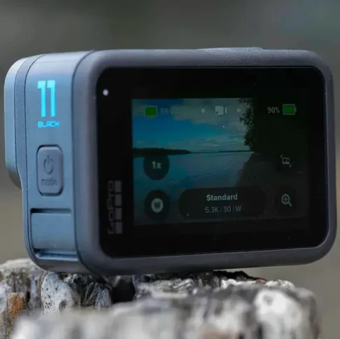 GoPro HERO11 Waterproof Action Camera with Front + Rear LCD Screens, 5.3K60 Ultra HD Video, Hypersmooth Resolution with Enduro Battery