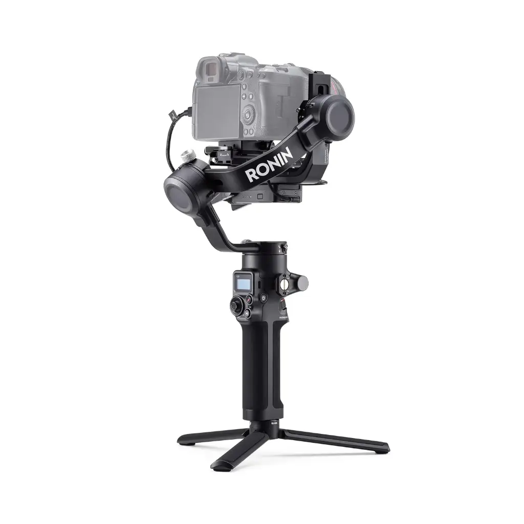 DJI RSC 2 Combo 3-Axis Gimbal Stabilizer for DSLR and Mirrorless Camera, Nikon Sony Panasonic Canon Fujifilm, 3kg Payload, Vertical Shooting, OLED Screen, Black