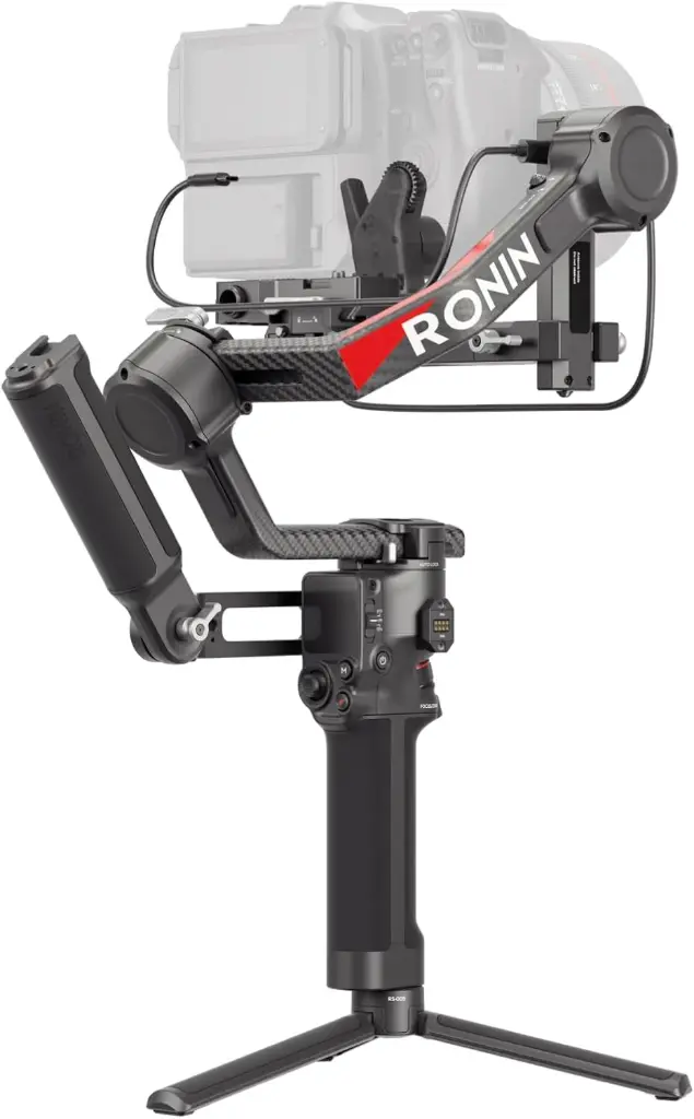 DJI RS 4 Pro Combo, 3-Axis Gimbal Stabilizer for Cameras for DSLR & Cinema Camera Stabilizer Canon/Sony/Panasonic/Nikon/Fujifilm, Native Vertical...