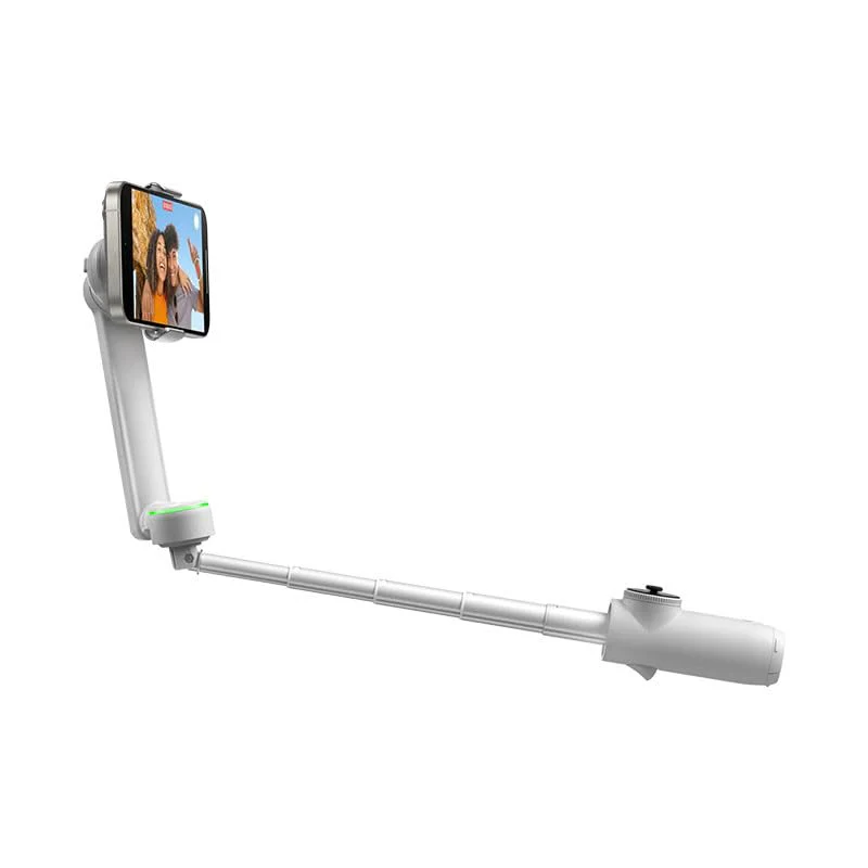Insta360 Flow 2 Pro Grey - AI Tracking Phone Gimbal, 200+ App Tracking with DockKit, Multi-Person Tracking, 360º Pan Tracking, Built-in Tripod/Selfie Stick,...