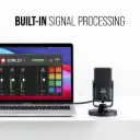 Rode NT-USB Mini Studio Quality USB Unidirectional Microphone for podcasting, Streaming, Musician, Gaming, Voice Over (Black)