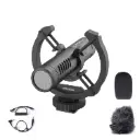 MIRFAK N2 On-Camera Microphone for DSLR, Mobile Phone, Camcorders, Recorders, PC, Directional Condenser Microphone, Cardioid Pattern