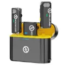 Hollyland Lark M1 Wireless Lavalier Microphone, Dual-Channel Lapel Mic with Noise Cancellation, 656ft 8h, Compatible with iPhone Camera YouTube Video...