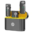 Hollyland Lark M1 Wireless Lavalier Microphone, Dual-Channel Lapel Mic with Noise Cancellation, 656ft 8h, Compatible with iPhone Camera YouTube Video...