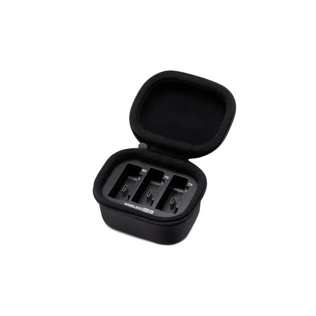 RØDE Charge Case for the Wireless GO II With Two Full Recharges, Rugged Enclosure and Zip System