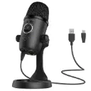 BOYA By-CM5 USB Podcast Microphone For PC Mini Gaming Condenser Streaming Computer Microphone Cardioid & Omnidirectional (Purple,Red)