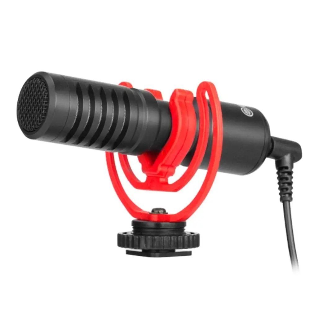 Boya by-Mm1+ Super-Cardioid Shotgun USB Microphone with Real Time Monitoring Compatible with iPhone/Android Smartphones,DSLR Cameras Camcorders for Live...