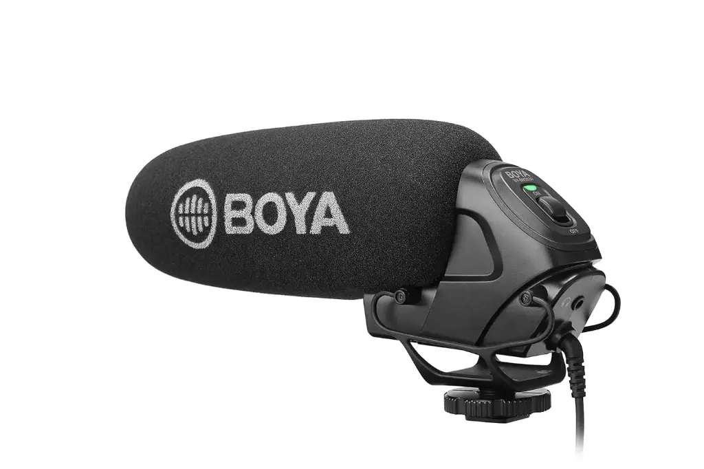Boya On-Camera Video Shotgun Microphone, Designed for DSLR, Mirrorless and Video Cameras, BY-BM3030