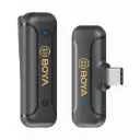 BOYA BY-WM3T2-U1 Wireless Lavalier Microphone for Android USB C Smartphone Tablet Noise Cancellation, 164ft Transmission, Wireless Lapel Podcast Microphone...