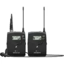 SENNHEISER EW 112P G4-A Portable Wireless Lavalier Microphone System | ME 2-II Omni Clip-On Mic | Rugged Bodypack Transmitter| Ideal for Filmmaking,...