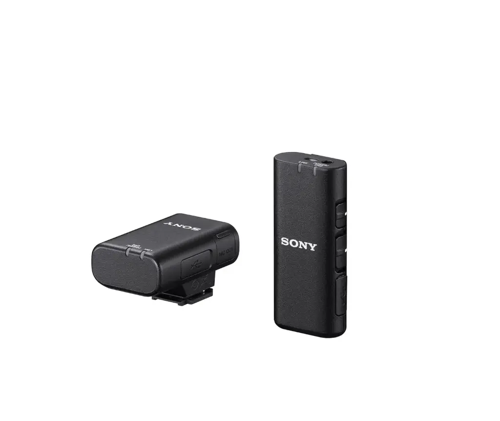 Sony ECM-W2BT Wireless Camera Microphone | Compact & Flexible | Made for Vloggers | Clear Audio+