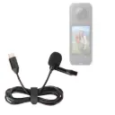 DJI Action 3/4/5 Mic, Lavalier Clip-On Type-C Microphone, Professional without Needing a Mic Adapter, 1.5M Cable