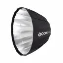 Godox P120H 120cm Deep Parabolic Soft Box with Bowens Mount Adapter Ring for Aperture (Black)