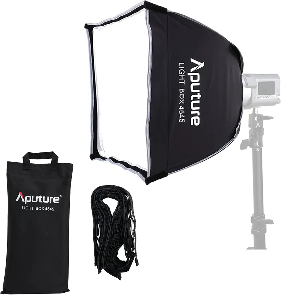 Aputure Light Box 4545 Square Soft Box for Amaran COB 60X S, 60D S, 100D S, 200X S Series LED Video Light