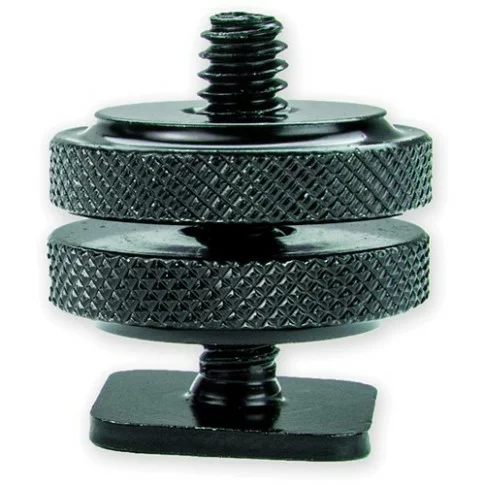 Tether Tools Rock Solid Hot Shoe 1/4"-20 Adapter, Black