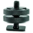 Tether Tools Rock Solid Hot Shoe 1/4"-20 Adapter, Black